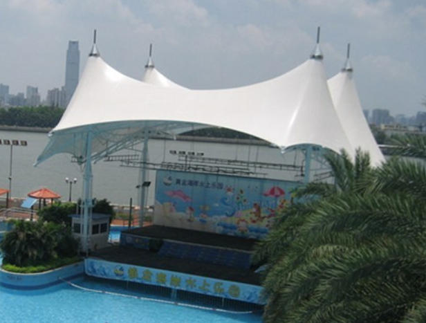 Landscape facility membrane structure
