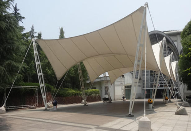 Landscape facility membrane structure