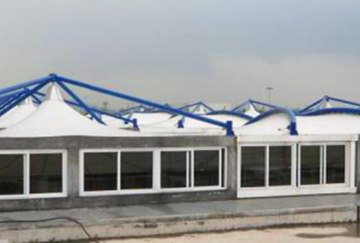 Biogas septic tank facility