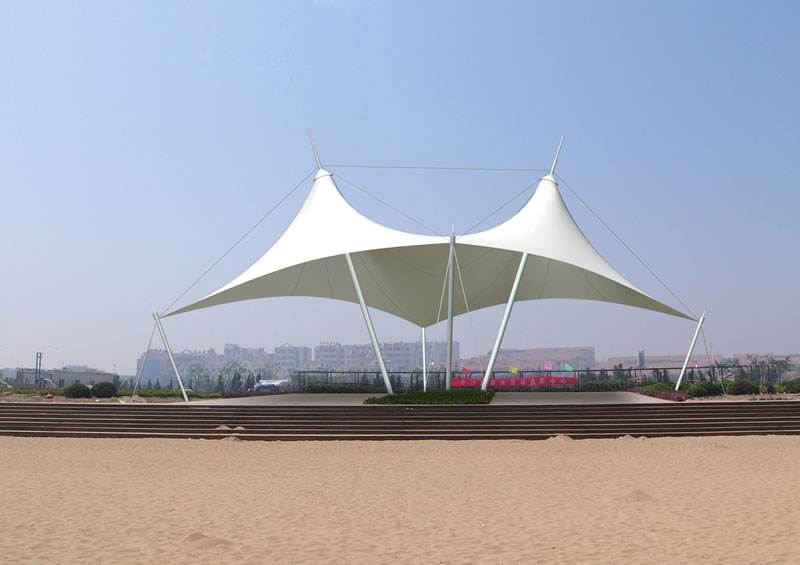 Landscape facility membrane structure