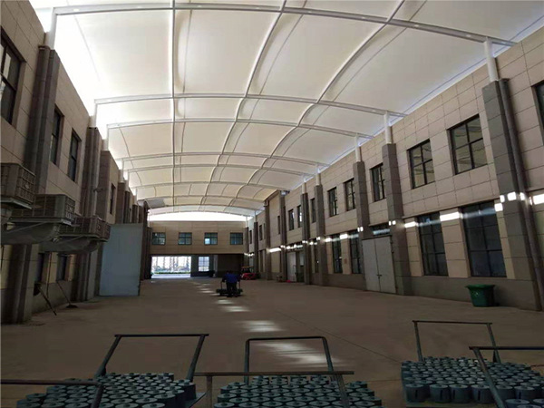 Commercial facility membrane structure