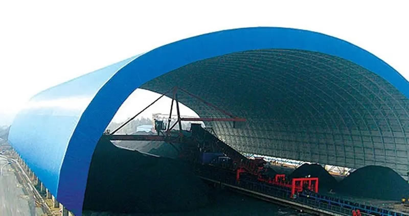 Coal shed septic tank facility
