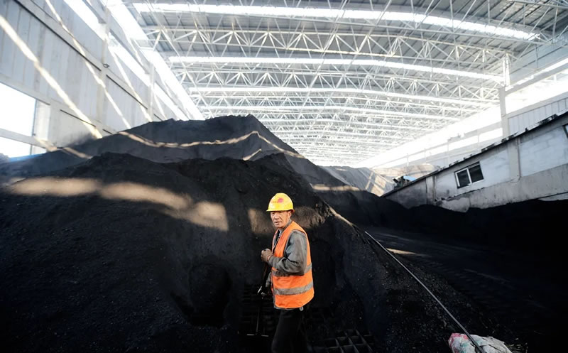 Coal shed septic tank facility